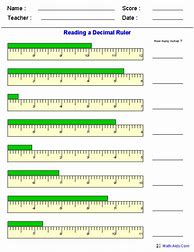 Image result for metric rulers worksheets
