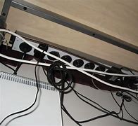 Image result for Mounting Power Strip Under Desk