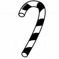Image result for Candy Cane Clip Art Free Black and White