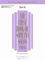 Image result for The First Book Of Solos Complete - Parts I, II And III: Soprano