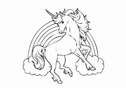Image result for Realistic Rainbow Unicorn Coloring Pages