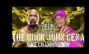 Image result for Dwayne The Rock Johnson vs John Cena