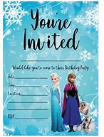 Image result for Elsa and Anna Invitations