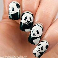 Image result for Panda Bear Nail Art