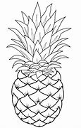 Image result for Cartoon Pineapple Line Drawing