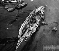 Image result for USS Oklahoma at Pearl Harbor
