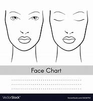 Image result for Female Face Chart