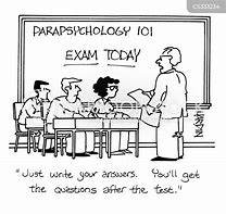 Image result for Psychology Exam Cartoon