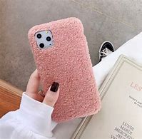Image result for Plain Red Furry iPhone 11 Cases