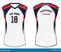Image result for Red Volleyball Jersye Layout