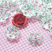 Image result for 10 mm Silver Beads