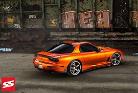 Image result for Mazda RX-7 Orange