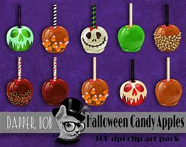 Image result for Halloween Candy Apple Clip Art