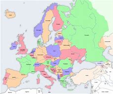 Image result for Europe with Capitals