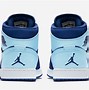 Image result for Blue Air Jordans