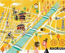 Image result for Visit Asakusa Map