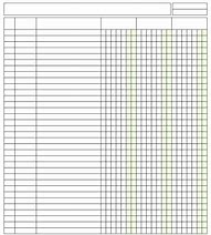 Image result for Lined Paper with Columns Printable