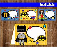Image result for Batman Food Tag