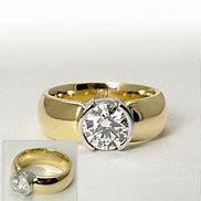 Image result for White and Rose Gold Men's Wedding Rings