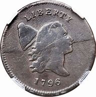 Image result for Large Cent 1796 No Stems