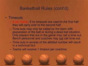 Image result for Rules in Basketball Game
