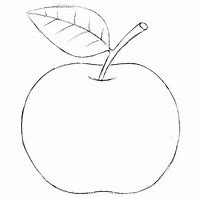 Image result for Simple Apple Drawing
