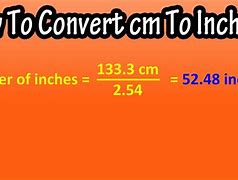 Image result for Convert 1 Inch to Cm