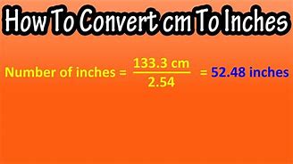 Image result for Convert 500 Cm to Inches