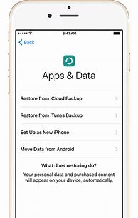 Image result for Restore iPhone Options
