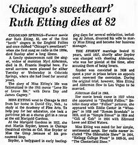 Image result for Ruth Etting Grave