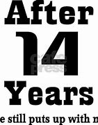Image result for 14th Wedding Anniversary Meme