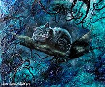 Image result for Cheshire Cat Art Tim Burton