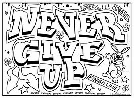 Image result for Never Give Up Drawing