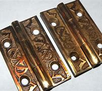 Image result for Decorative Brass Hinges