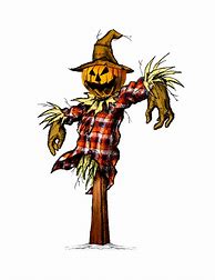 Image result for Cartoon Scary Scarecrow Drawings