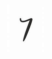 Image result for Number 7 Silhouette