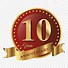Image result for 10 Yers Logo