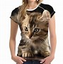 Image result for Cat T-Shirts Women's