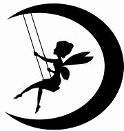 Image result for Fairy Moon Silhouette