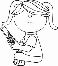 Image result for iPad Black and White Cartoon