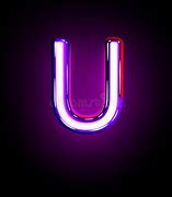 Image result for Purple Neon Letter U