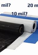 Image result for Plastic Sheeting Thickness Chart