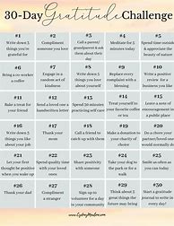 Image result for 30-Day Gratitude Challenge Printable Calendar