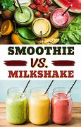 Image result for Smoothie vs Milkshake