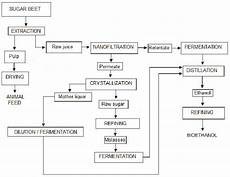 Flow Chart For The Production Of Bioethanol And Byproducts