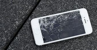 Image result for Cracked Red iPhone 8