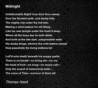 Image result for Thomas Hood Poems