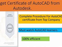 Image result for CAD Desk Certificate