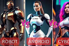 Image result for Differemce Between Cyborg or Robot
