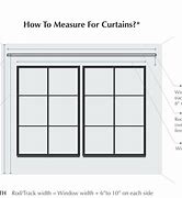 Image result for How to Measure for Bay Window Curtains